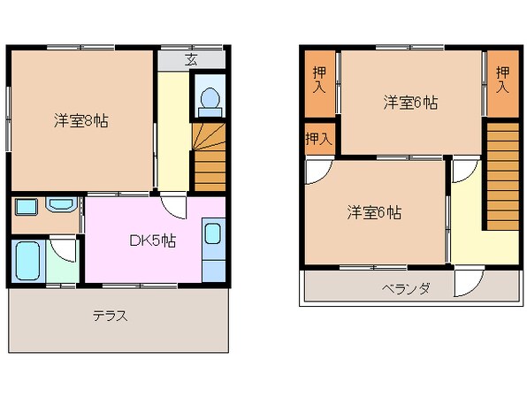 久居駅 徒歩13分 1階の物件間取画像